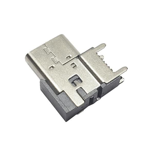 TYPE-C母座16P 侧贴垫高2.25 中心距6.7mm